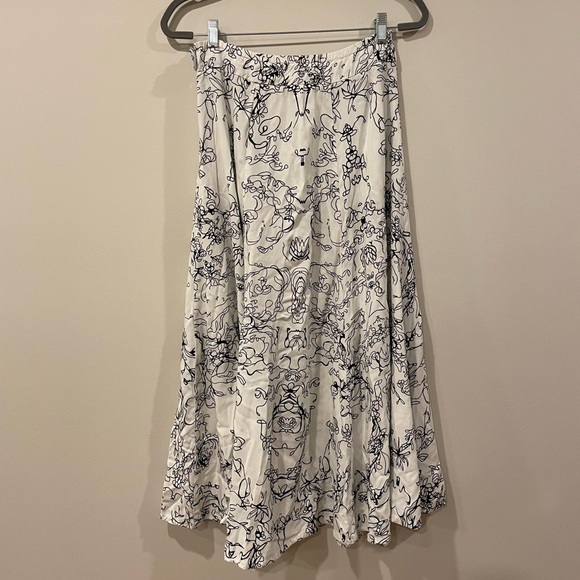 Soft Surroundings Maxi Skirt Abstract Modern Contemporary Women’s size Small - Picture 1 of 7